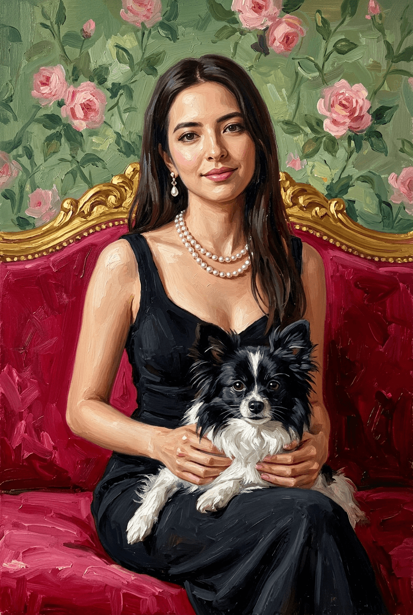 Theft Portrait Example The Portrait Lounge — Custom Pet Portrait | Companion Archive