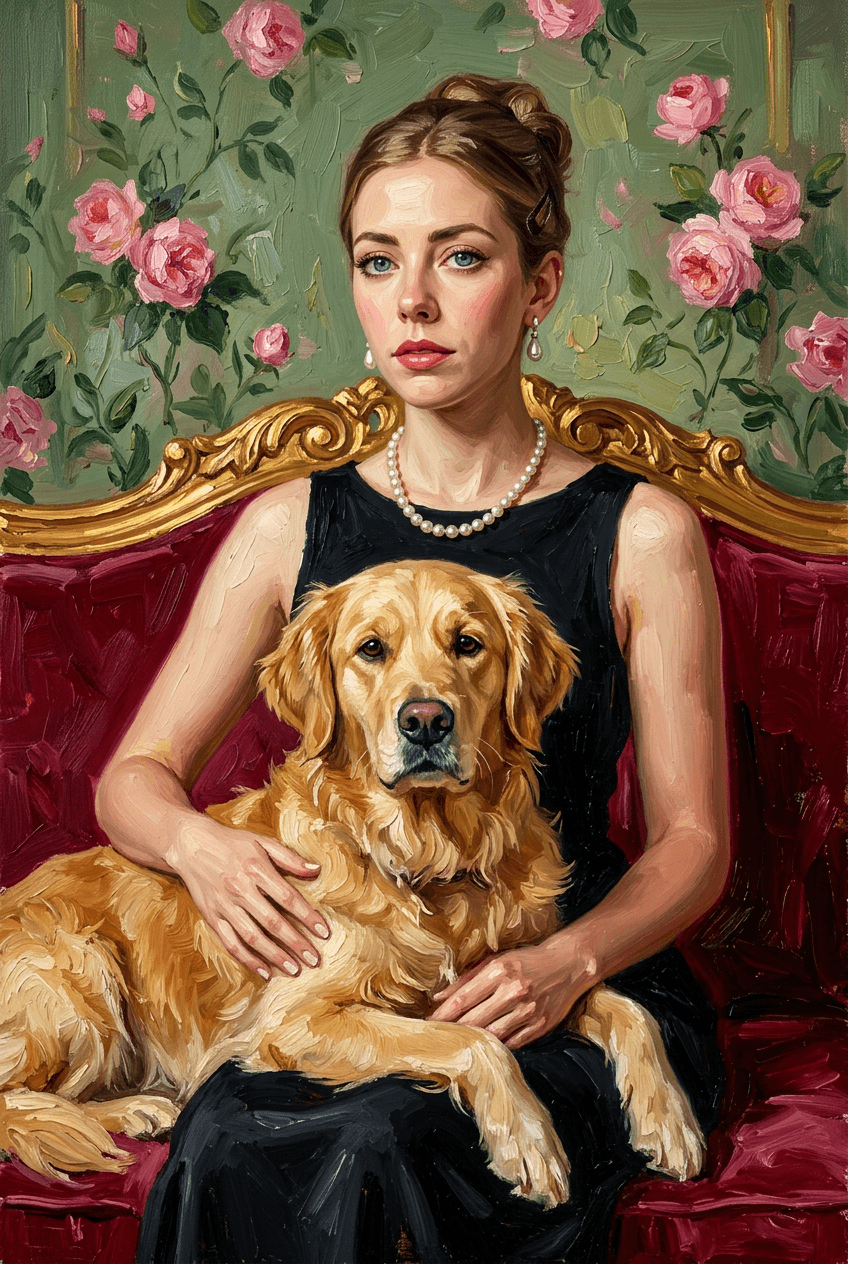 Theft Portrait Example The Portrait Lounge — Custom Pet Portrait | Companion Archive